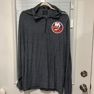 Men 1/4 zip NY Islanders